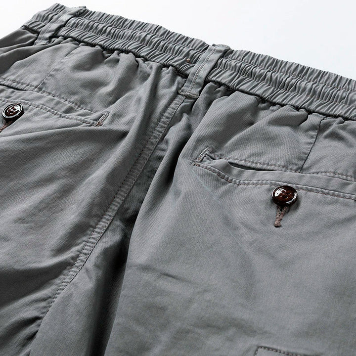 Men's Cargo Shorts Relaxed Fit Multi-Pocket Summer Utility