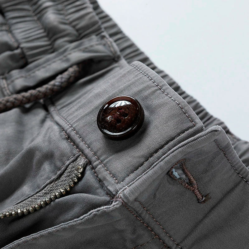 Men's Cargo Shorts Relaxed Fit Multi-Pocket Summer Utility