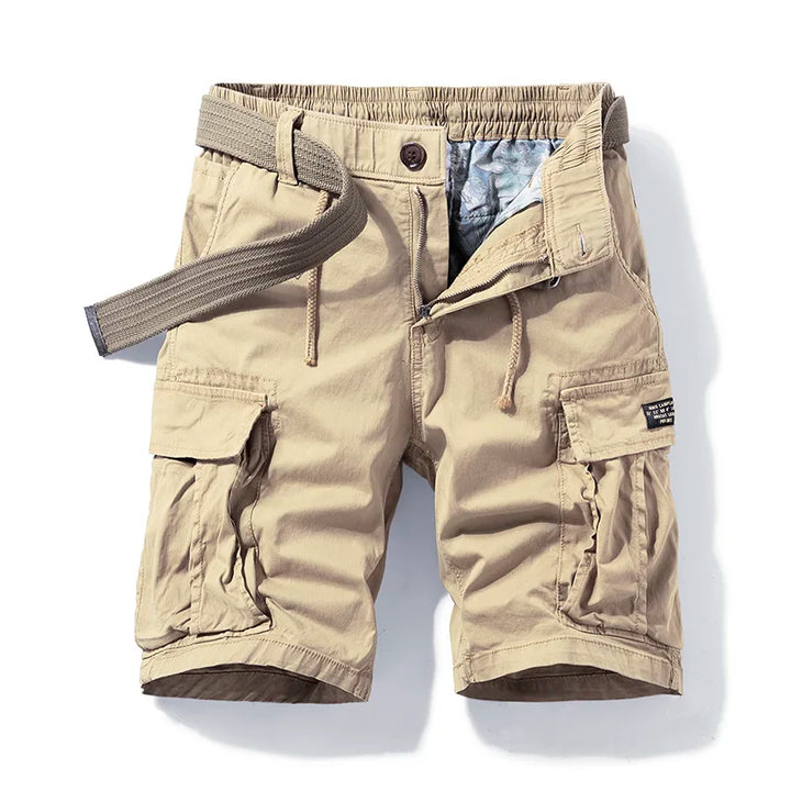 Men's Cargo Shorts Relaxed Fit Multi-Pocket Summer Utility