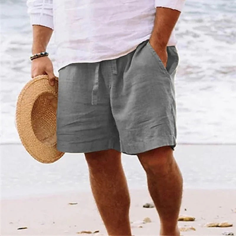 Men's Casual Knee Length Summer Shorts, Relaxed Fit with Pockets
