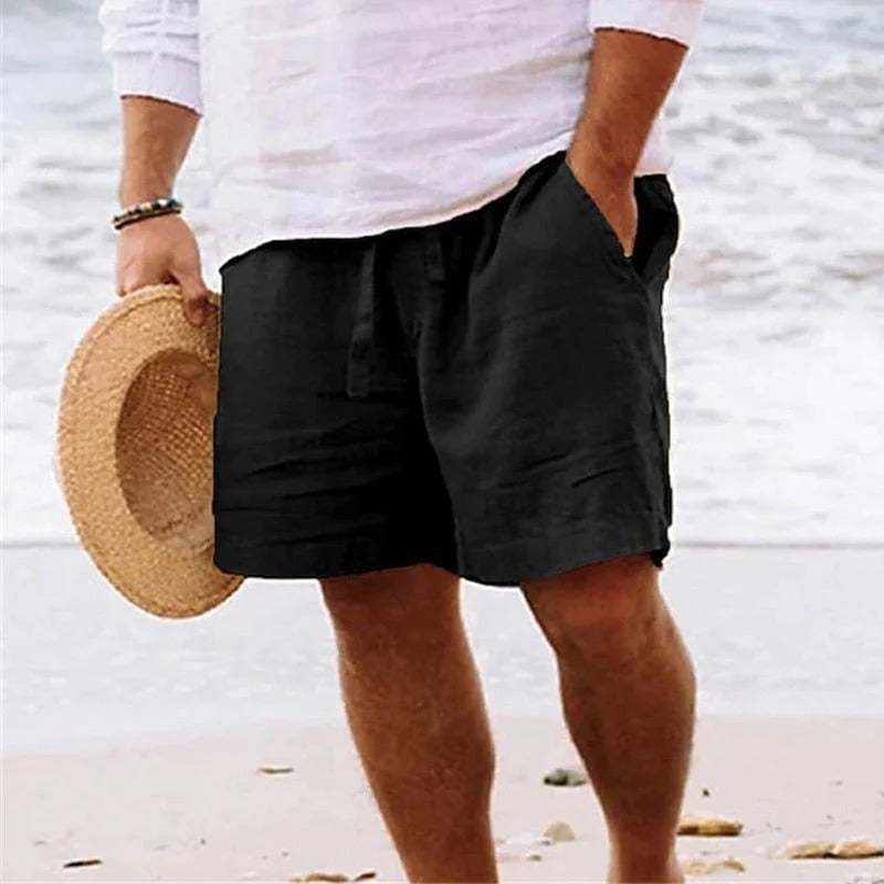 Men's Casual Knee Length Summer Shorts, Relaxed Fit with Pockets