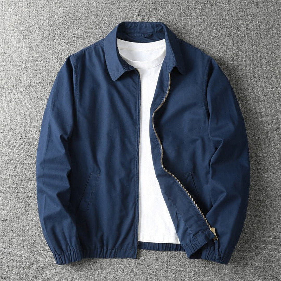 Men's Casual Lightweight Full Zip Fall Bomber Jacket