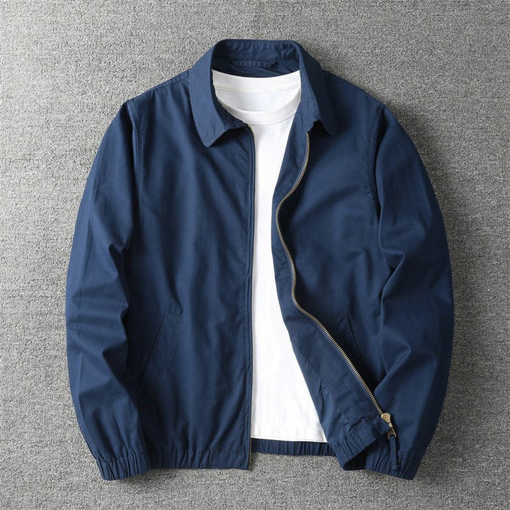 Men's Casual Lightweight Full Zip Fall Bomber Jacket