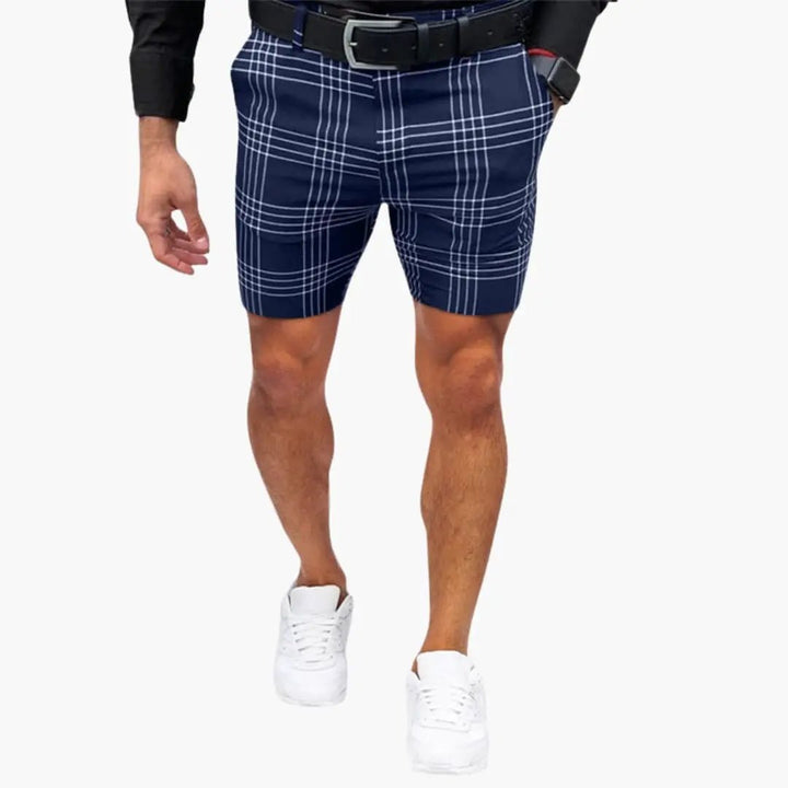 Men's Checkered Shorts Above Knee Casual Summer Plaid