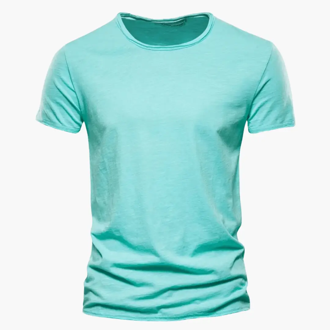 Men's Crew Neck Short Sleeve T-Shirt Classic Everyday Summer Tee
