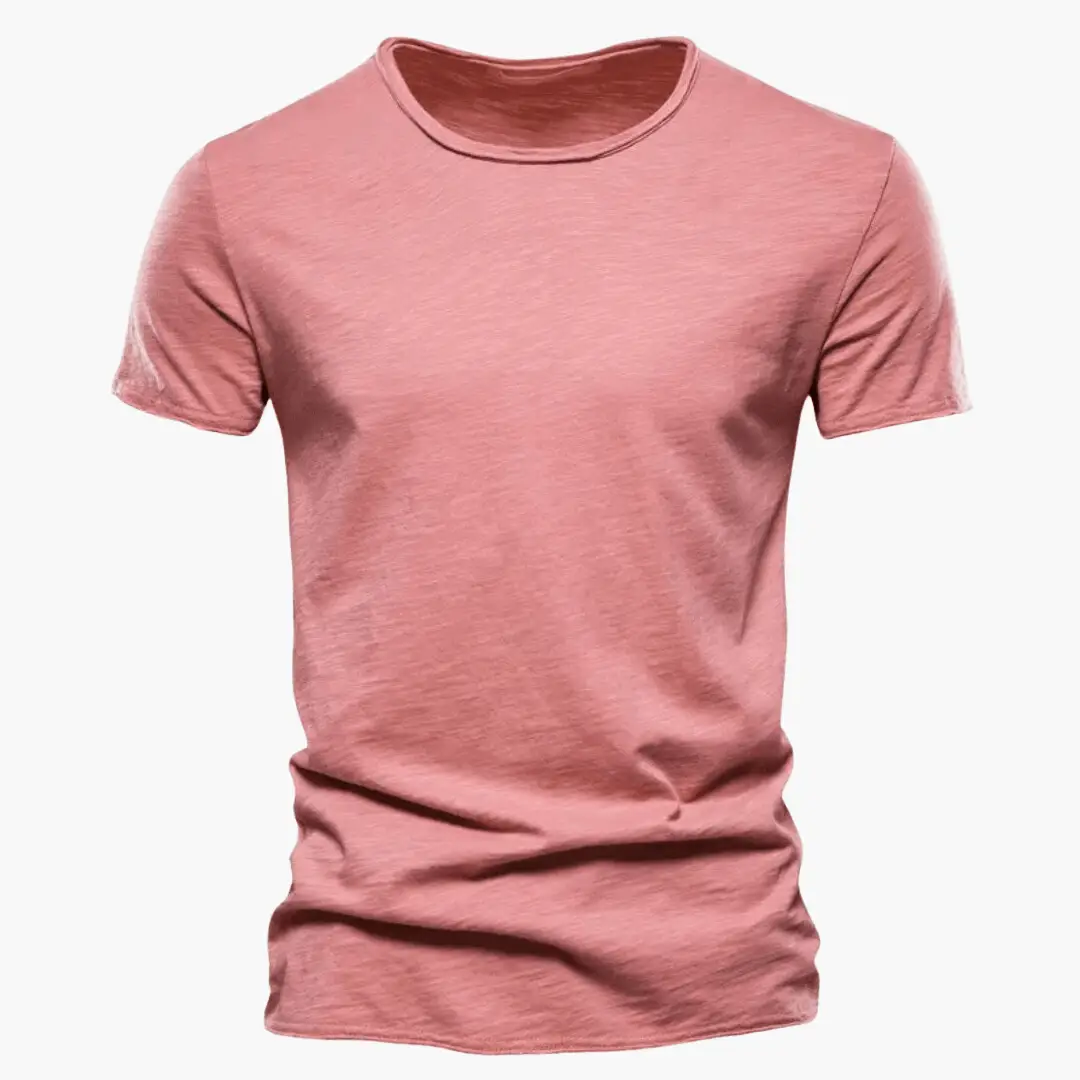 Men's Crew Neck Short Sleeve T-Shirt Classic Everyday Summer Tee