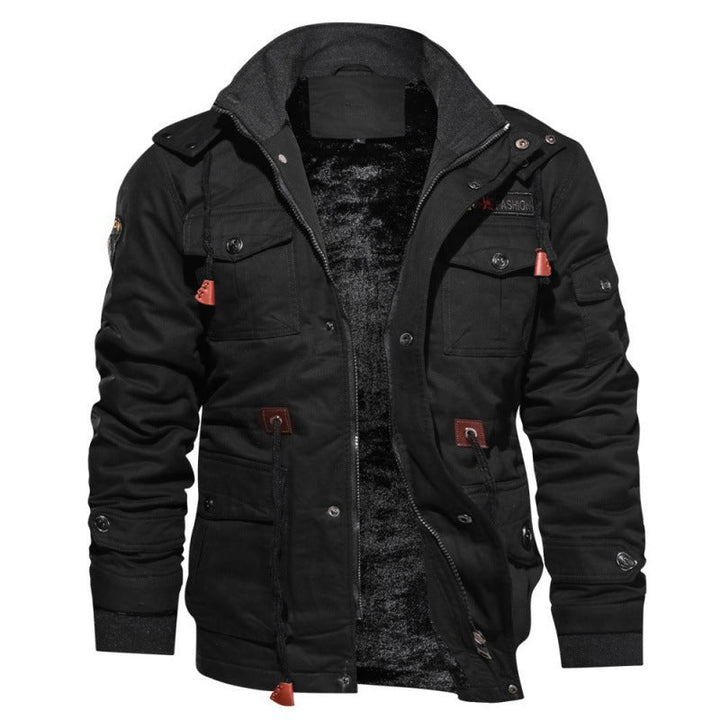 Men's Insulated Waterproof Fleece Lined Winter Jacket
