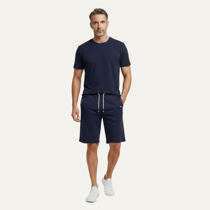 Men's Jogger Shorts Drawstring Side Pockets Casual Summer Sweat