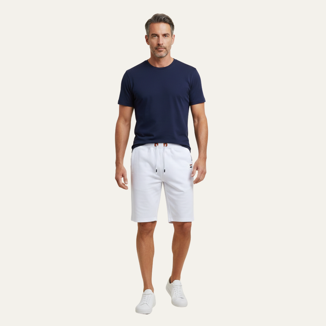 Men's Jogger Shorts Drawstring Side Pockets Casual Summer Sweat