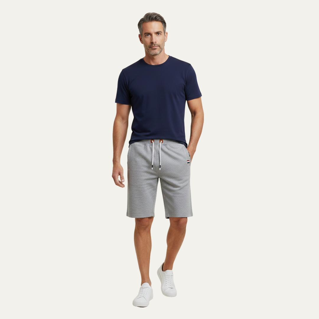 Men's Jogger Shorts Drawstring Side Pockets Casual Summer Sweat