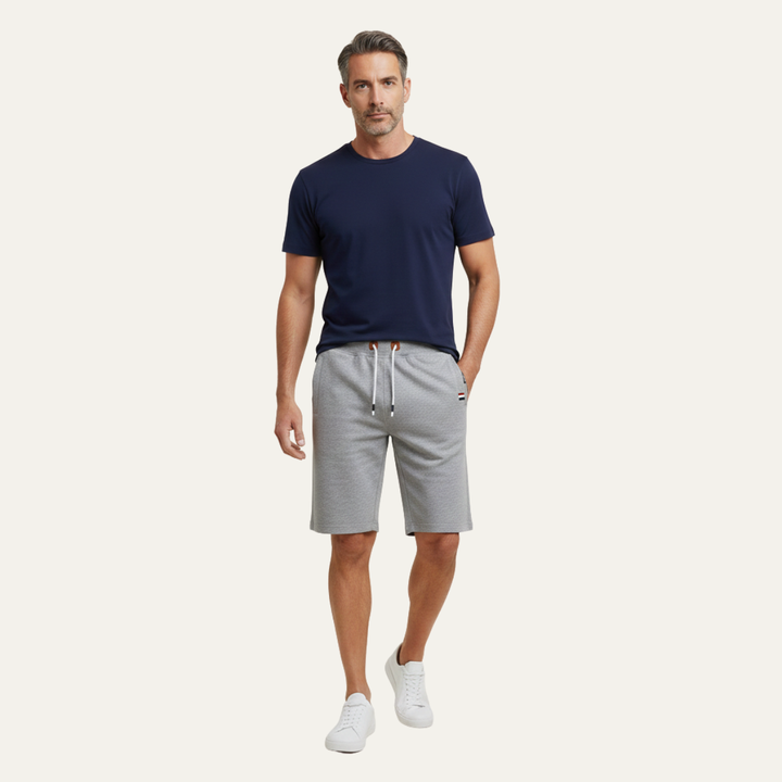 Men's Jogger Shorts Drawstring Side Pockets Casual Summer Sweat