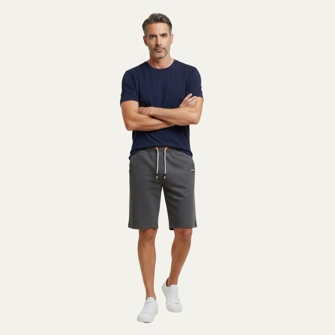 Men's Jogger Shorts Drawstring Side Pockets Casual Summer Sweat