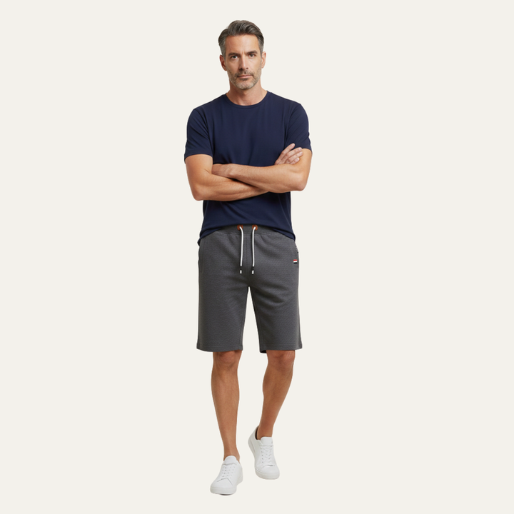 Men's Jogger Shorts Drawstring Side Pockets Casual Summer Sweat