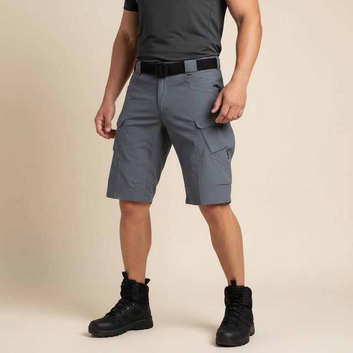 Men's Lightweight Tactical Cargo Shorts Multi-Pocket Hiking Summer