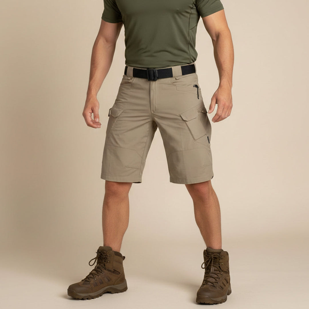 Men's Lightweight Tactical Cargo Shorts Multi-Pocket Hiking Summer