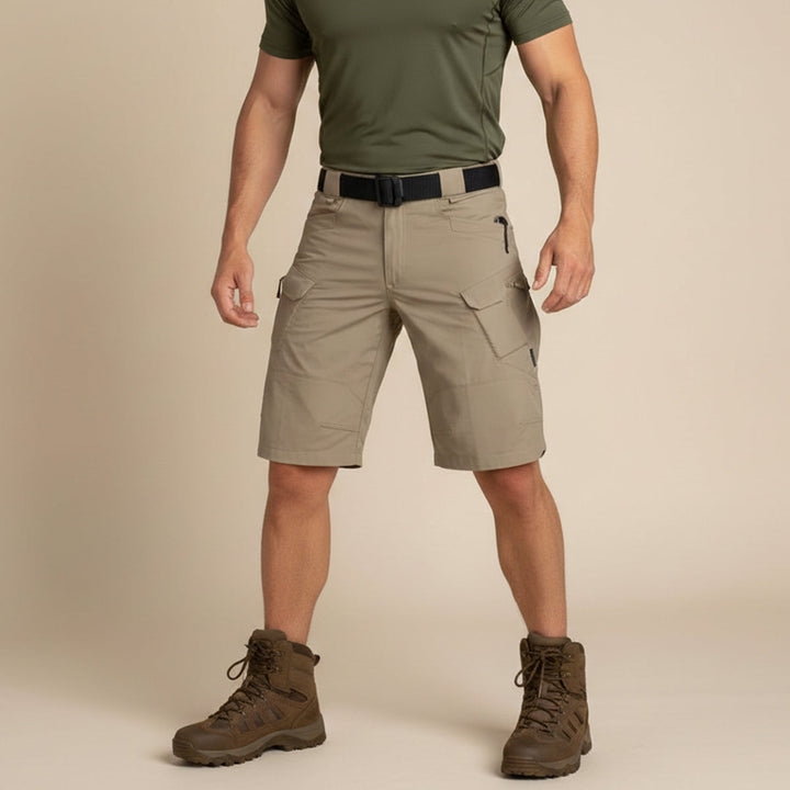 Men's Lightweight Tactical Cargo Shorts Multi-Pocket Hiking Summer