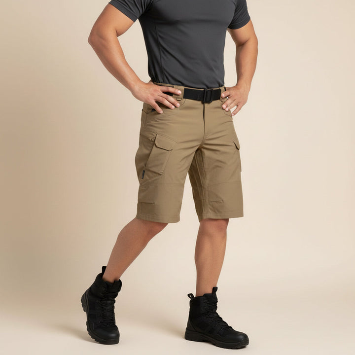 Men's Lightweight Tactical Cargo Shorts Multi-Pocket Hiking Summer