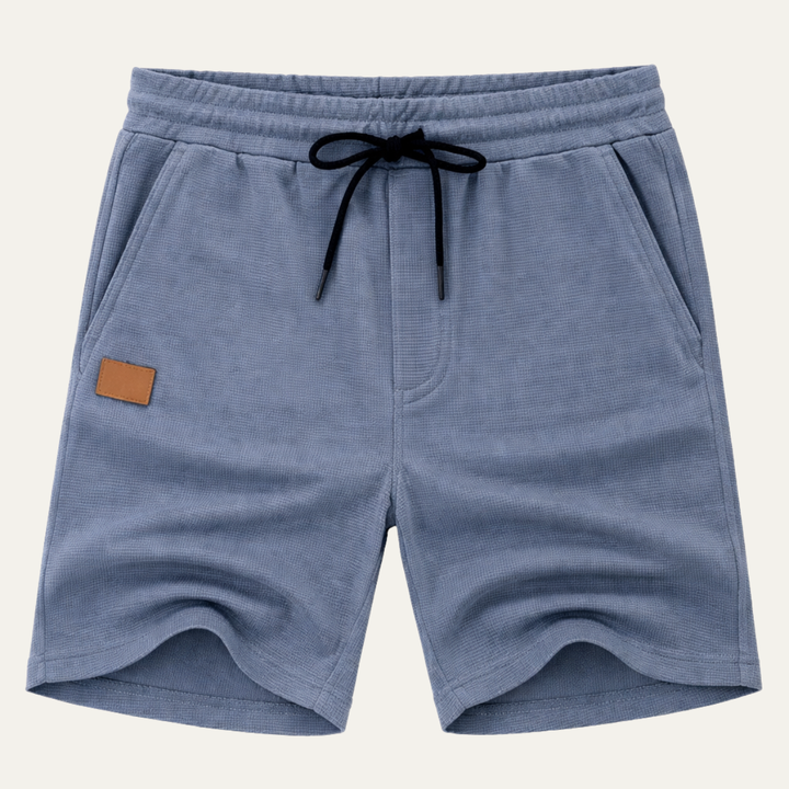 Men's Linen Drawstring Shorts, Breathable Summer Beach Shorts