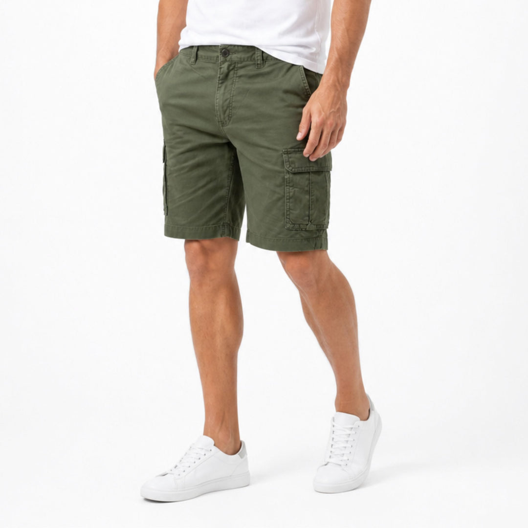 Men's Multi-Pocket Cargo Shorts Relaxed Fit Summer
