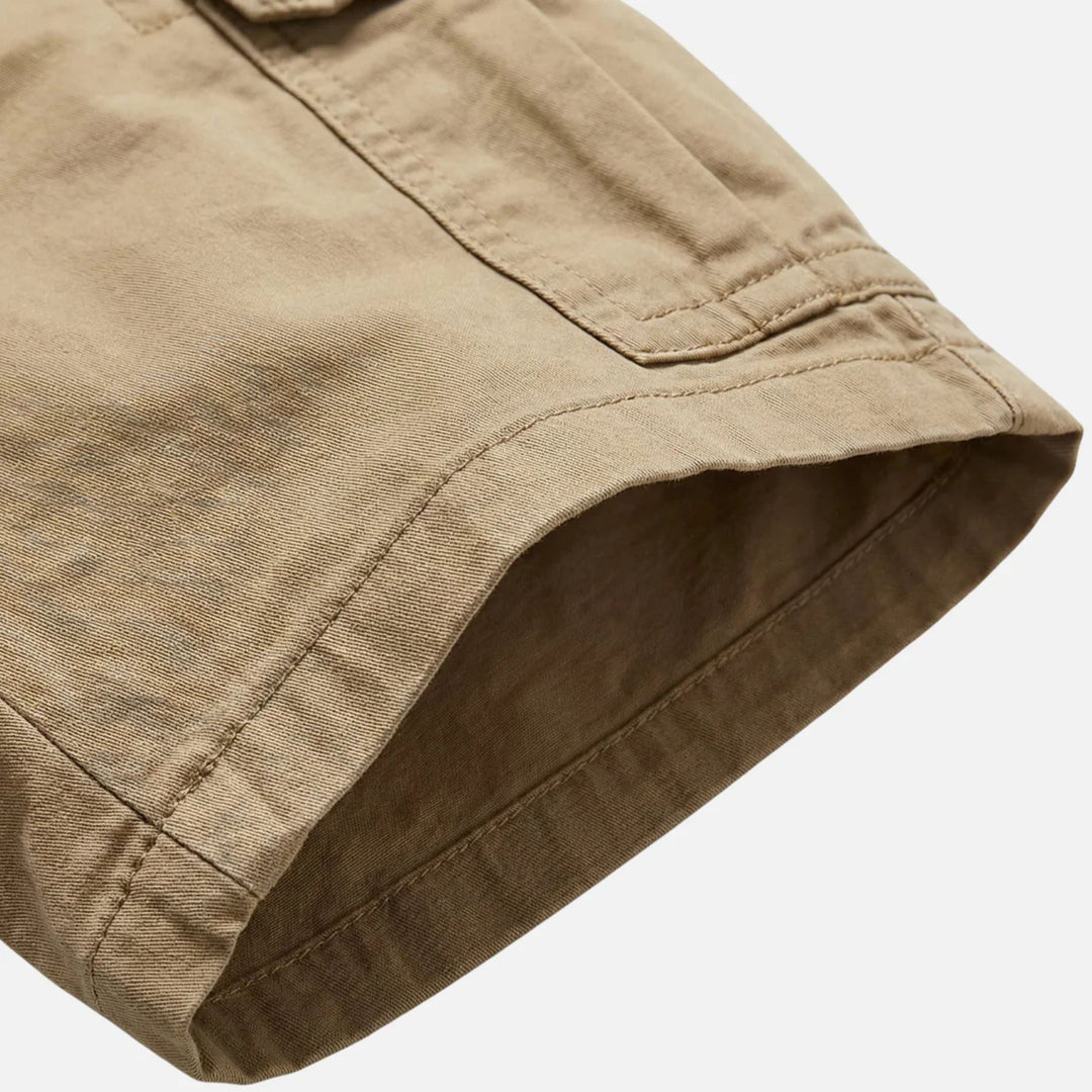 Men's Multi-Pocket Cargo Shorts Relaxed Fit Summer