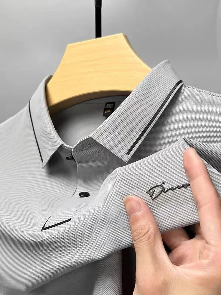 Men's Pique Polo Shirt - Short Sleeve Knit Summer Top