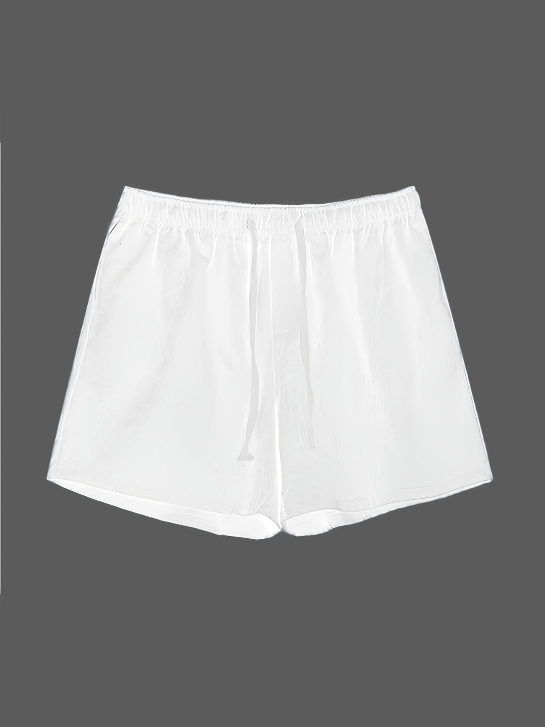 Men's Quick-Dry Summer Swim Shorts with Drawstring Waist