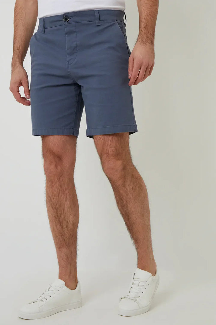 Men's Regular Fit Belt Loop Chino Shorts with Pockets, Summer