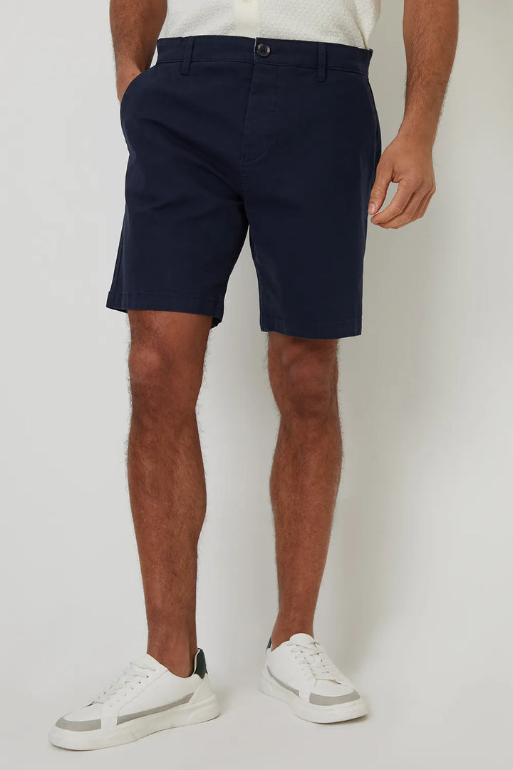 Men's Regular Fit Belt Loop Chino Shorts with Pockets, Summer