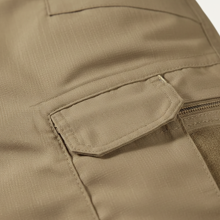 Men's Relaxed-Fit Cargo Shorts, Knee-Length Multi-Pocket Summer