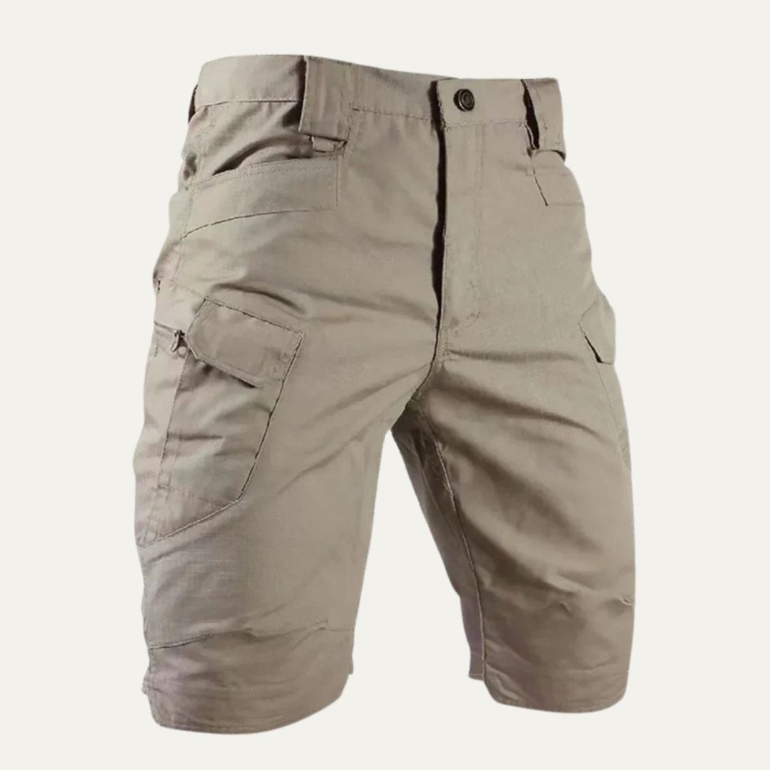 Men's Relaxed-Fit Cargo Shorts, Knee-Length Multi-Pocket Summer