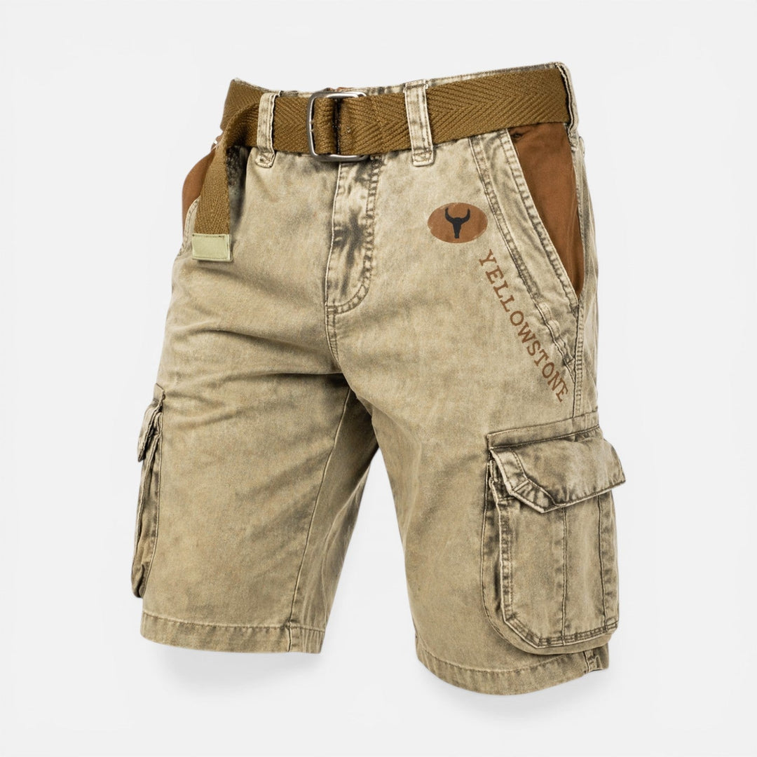 Men's Relaxed Fit Cargo Shorts with Pockets, Summer Casual