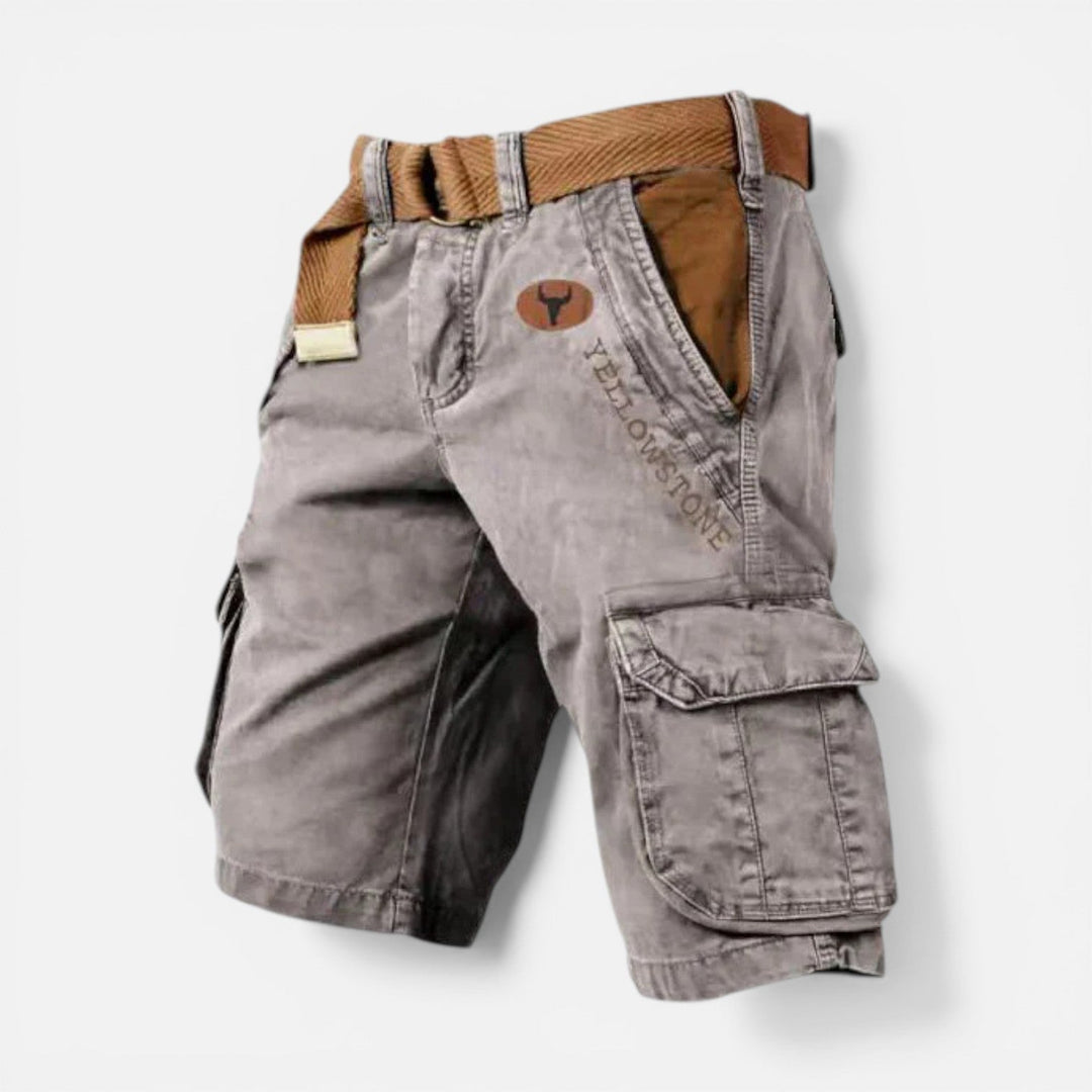 Men's Relaxed Fit Cargo Shorts with Pockets, Summer Casual