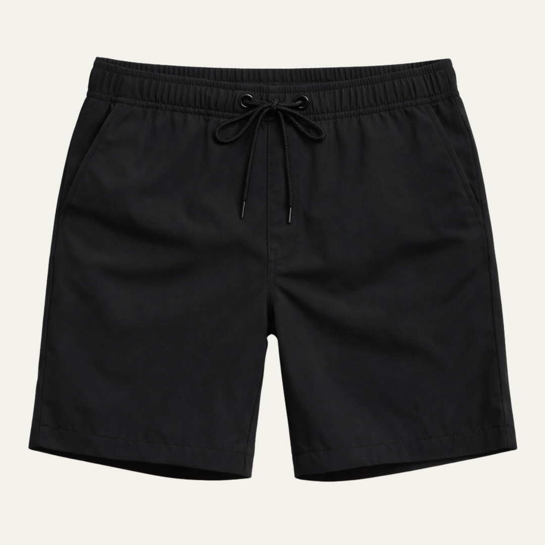 Men's Summer Swim Shorts Quick-Dry Drawstring Beach Board Trunks