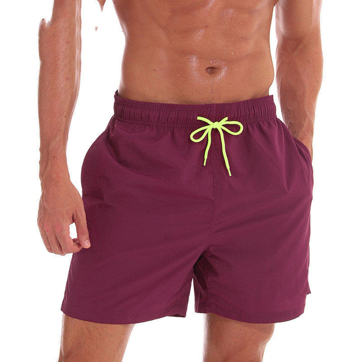 Men's Swim Shorts Quick Dry Drawstring Beach Pool Summer