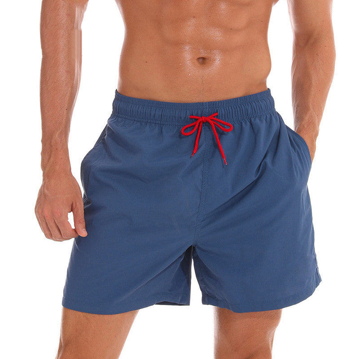 Men's Swim Shorts Quick Dry Drawstring Beach Pool Summer