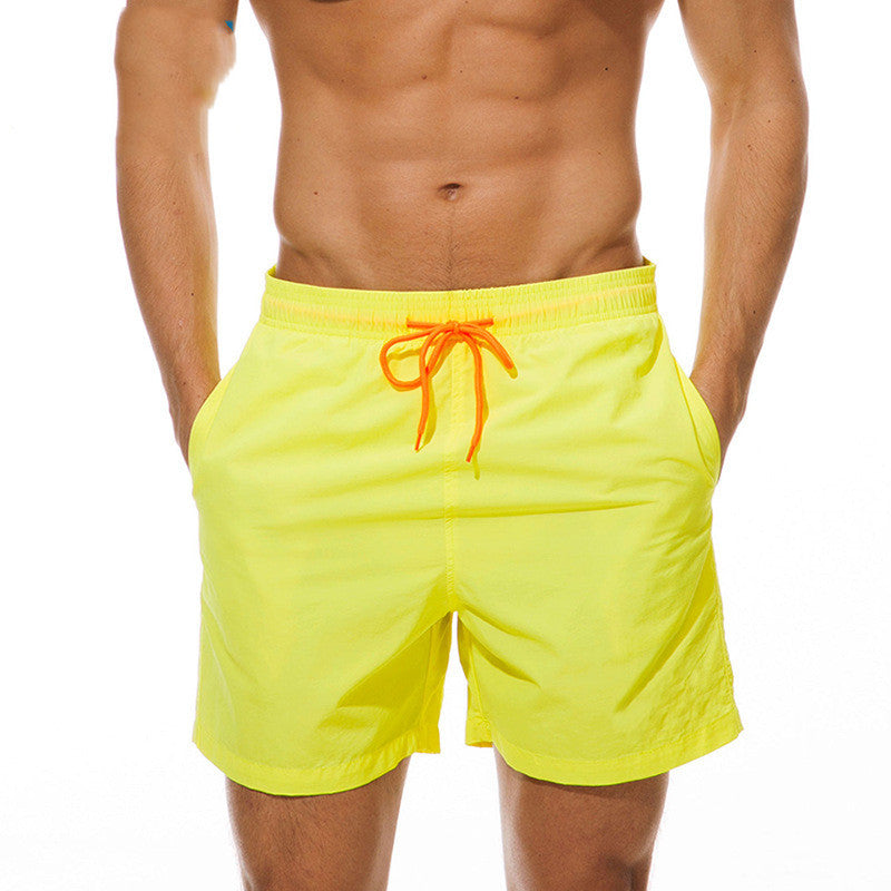 Men's Swim Shorts Quick Dry Drawstring Beach Pool Summer