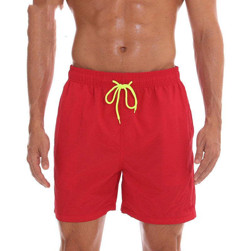 Men's Swim Shorts Quick Dry Drawstring Beach Pool Summer