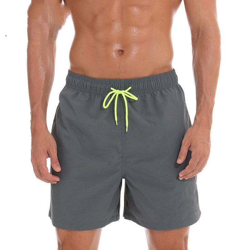 Men's Swim Shorts Quick Dry Drawstring Beach Pool Summer