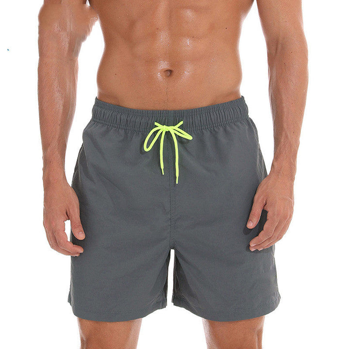 Men's Swim Shorts Quick Dry Drawstring Beach Pool Summer
