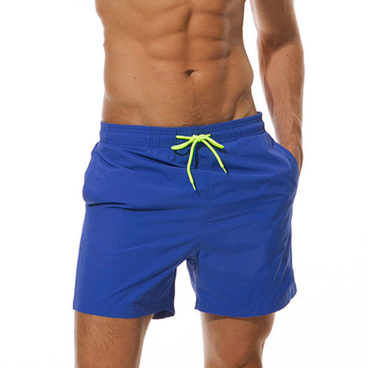 Men's Swim Shorts Quick Dry Drawstring Beach Pool Summer