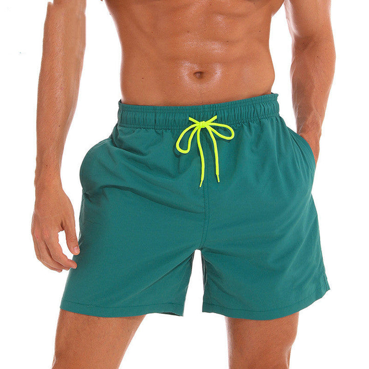 Men's Swim Shorts Quick Dry Drawstring Beach Pool Summer