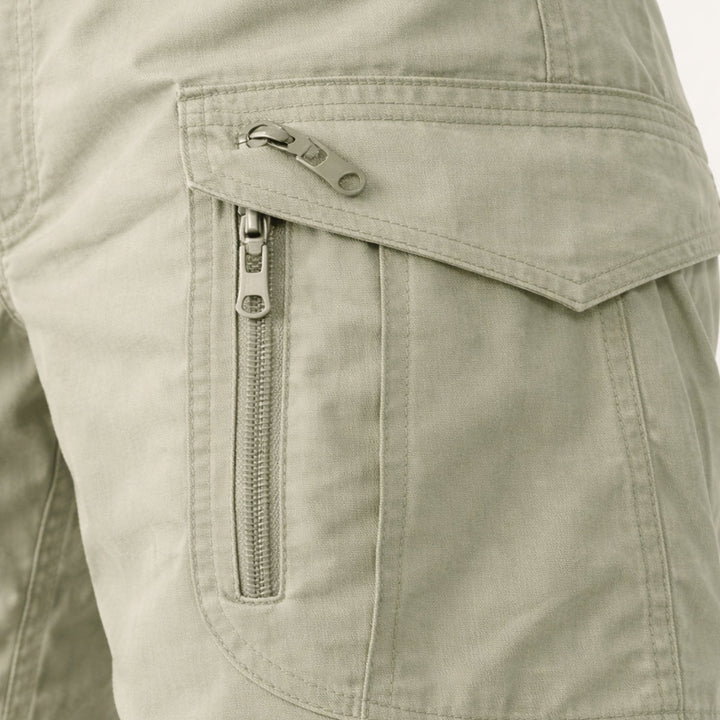 Men's Tactical Cargo Shorts, Knee-Length Multi-Pocket Utility