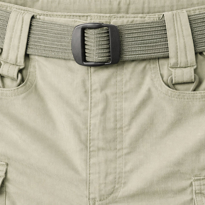Men's Tactical Cargo Shorts, Knee-Length Multi-Pocket Utility