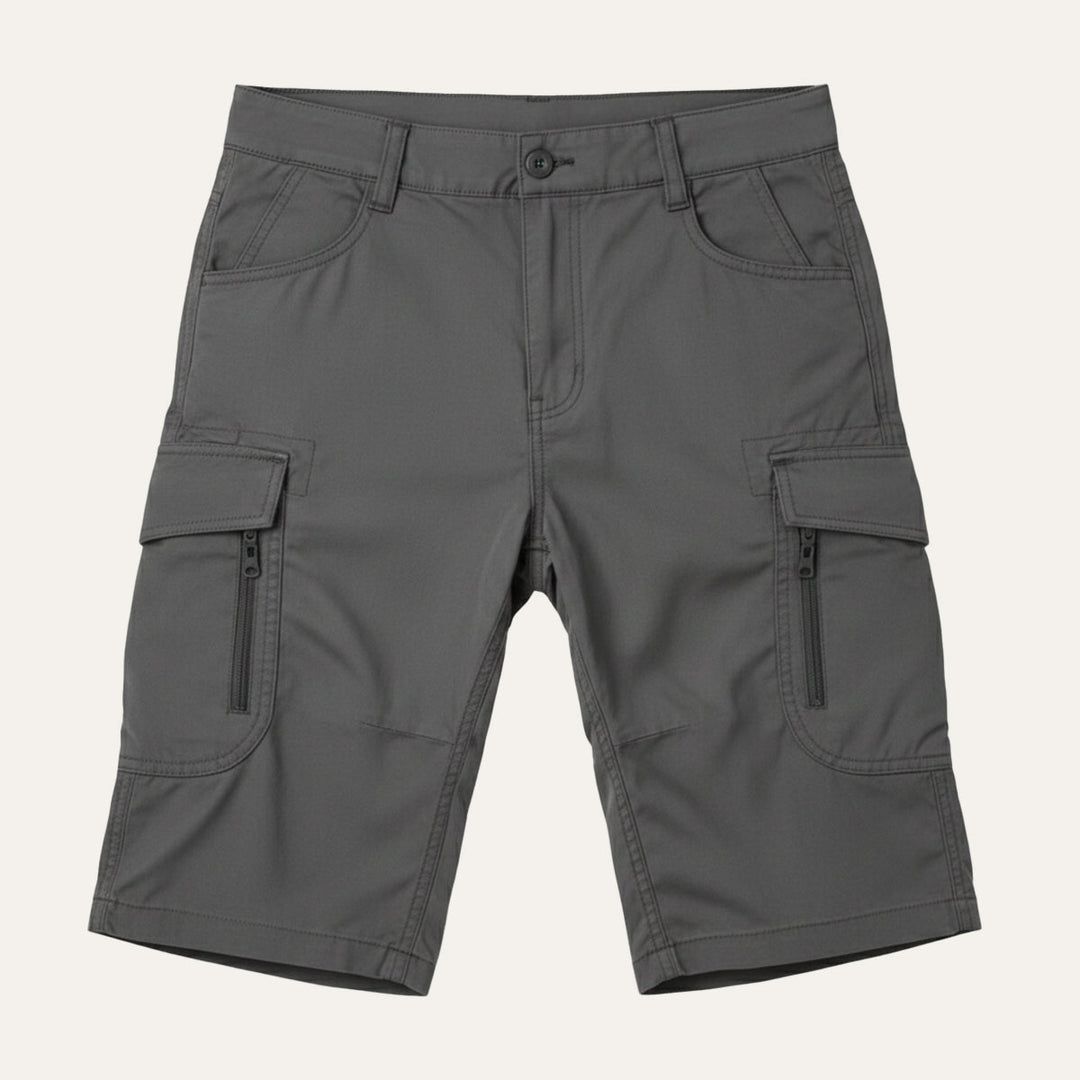 Men's Tactical Cargo Shorts, Knee-Length Multi-Pocket Utility