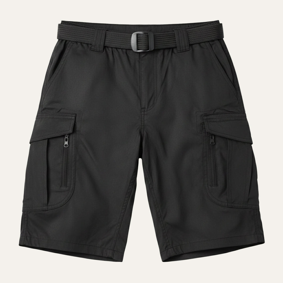 Men's Tactical Cargo Shorts, Knee-Length Multi-Pocket Utility