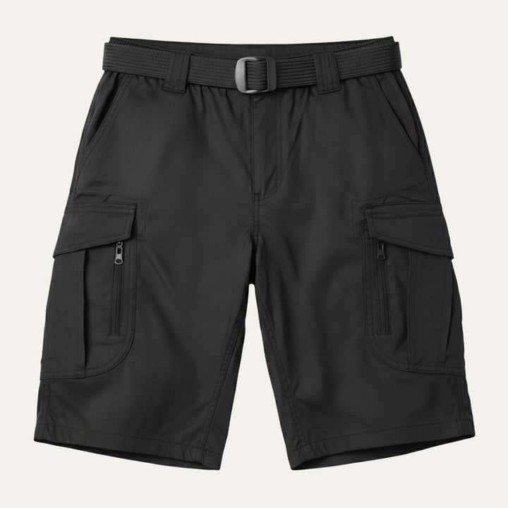 Men's Tactical Cargo Shorts, Knee-Length Multi-Pocket Utility