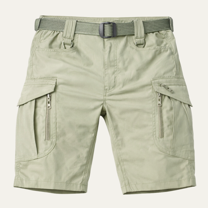 Men's Tactical Cargo Shorts, Knee-Length Multi-Pocket Utility