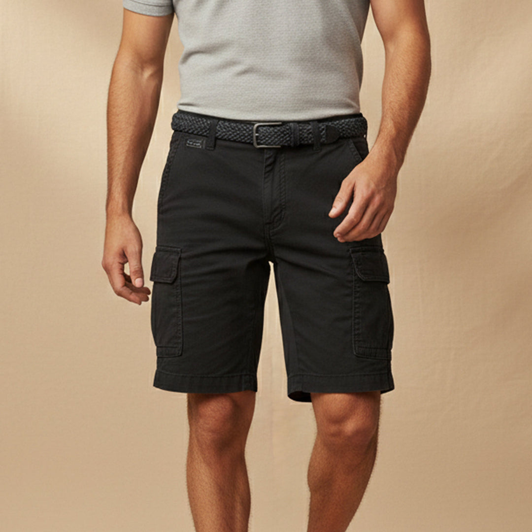 Men's Tactical Cargo Shorts Relaxed Fit Drawstring Multi-Pocket