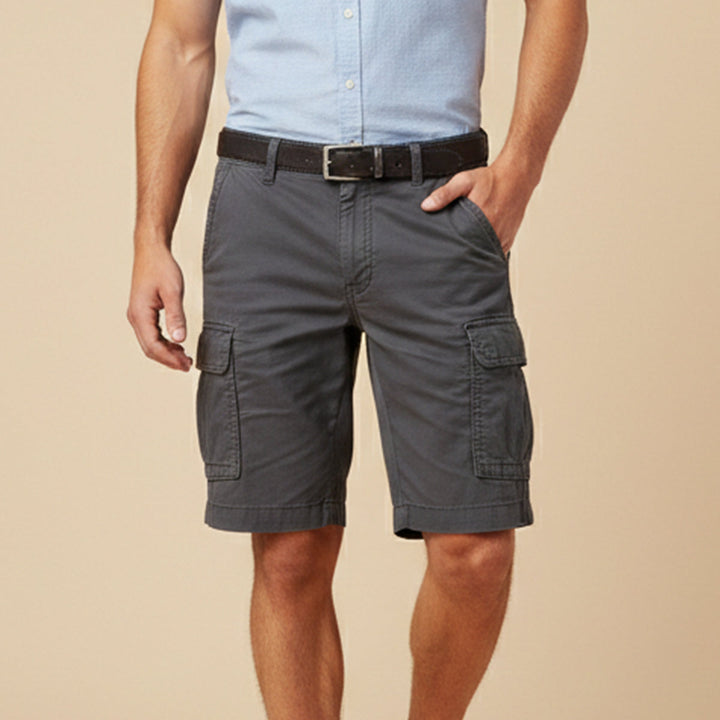 Men's Tactical Cargo Shorts Relaxed Fit Drawstring Multi-Pocket
