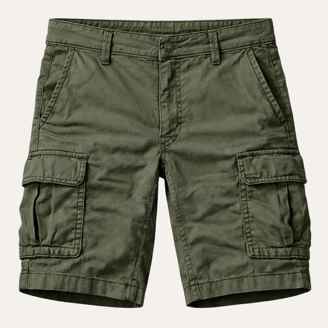 Men's Tactical Cargo Shorts Relaxed Fit Drawstring Multi-Pocket
